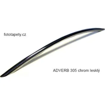 Nábytkové kování kovová úchytka ADVERB 305 Varianta: ADVERB 305 chrom lesklý