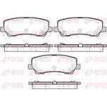 Sada brzdových destiček, kotoučová brzda REMSA 1621.15
