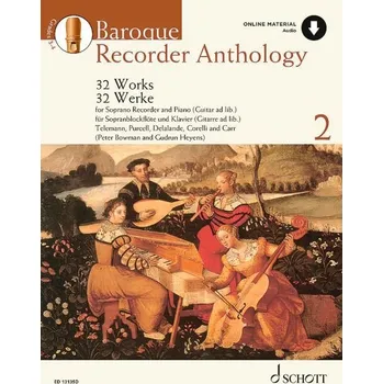 Baroque Recorder Anthology 2 - pro soprnovou fltnu a klavr 1453867