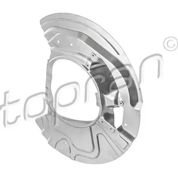 Brzdový kotouč Ochranný plech proti rozstřikování, brzdový kotouč TOPRAN 503 811