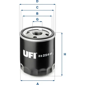 Olejový filtr Olejový filtr UFI 23.254.00