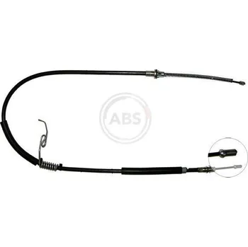 Lanko parkovací brzdy Tažné lanko, parkovací brzda A.B.S. K17858