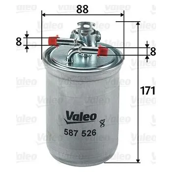 Palivový filtr Palivový filtr VALEO 587526