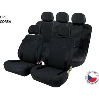 Potah sedadla Cappa Autopotahy Perfetto AL Opel Corsa černá