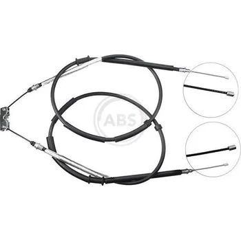 Lanko parkovací brzdy Tažné lanko, parkovací brzda A.B.S. K10025