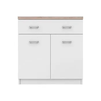 Komoda ARTEN (NANO Systems s.r.o.) Komoda TOP MIX-2D1S (Dub sonoma/bílá)
