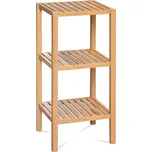 Vikio Regál 3 police masiv bambus přírodní odstín ARL106-5