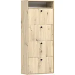 IDZ Botník HERMES 4A - Dub Artisan, 60 cm