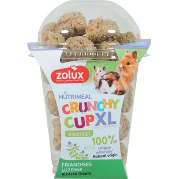 Krmivo pro hlodavce Zolux S.A.S. Pochoutka CRUNCHYCUP XL vojtěška 190g Zolux