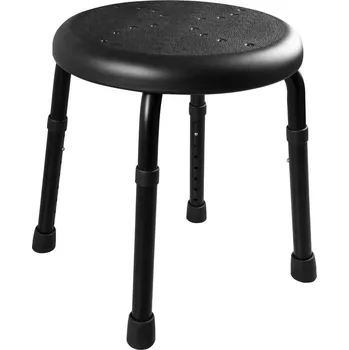 Dávkovač mýdla HANDICAP koupelnová stolička, průměr 45cm, černá