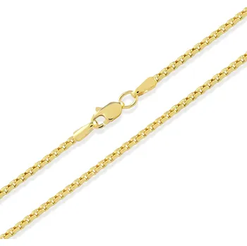 Řetízek Lillian Vassago Zlatý řetízek, Anker LLV59-GCH036Y Barva zlata: Žlutá, Délka řetízku: 50 cm