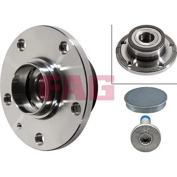 Sada ložisek kol Schaeffler FAG 713 6109 60