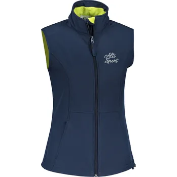 Dámská vesta Dámská softshellová vesta ALTISPORT ALW056516 NÁMOŘNÍ MODRÁ XS