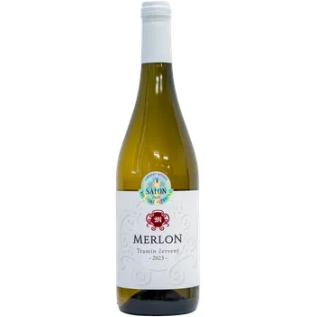 Víno Tramín červený 2023, výběr z hroznů, MERLON, polosuché