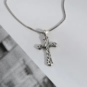 Řetízek Olivie Stříbrný náhrdelník KŘÍŽEK 5951 Ag 925; ≤2,8 g.