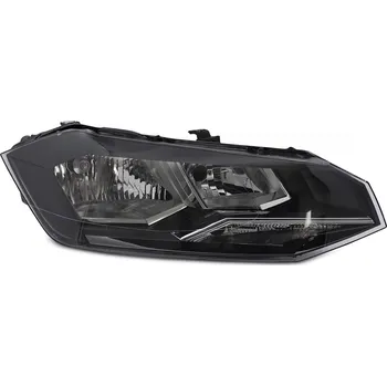 Přední světlomet TUNING-TEC Přední světlo VW POLO 2G 17-21 černé PRAVÉ TYC