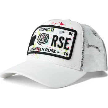 Kšiltovka Christian Rose White Paint Splat 1072436 One Size