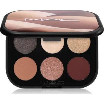 Paletka dekorativní kosmetiky MAC Cosmetics Connect In Colour Eye Shadow Palette 6 shades paletka očních stínů odstín Nude Board 6.25 g
