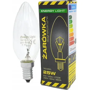 Žárovka Signální žárovka E14 25W svíčka