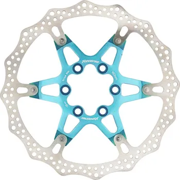 Brzda na kolo Brzdový kotouč Reverse Alloy/Steel 160mm - Light Blue