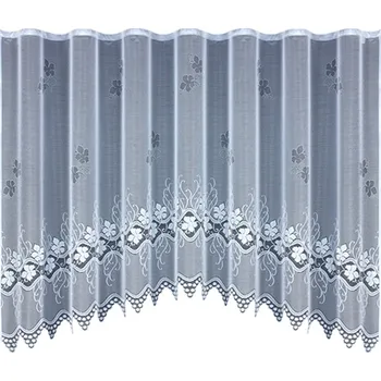 Záclona Hotová žakárová záclona 140x300cm Sabina Bílá