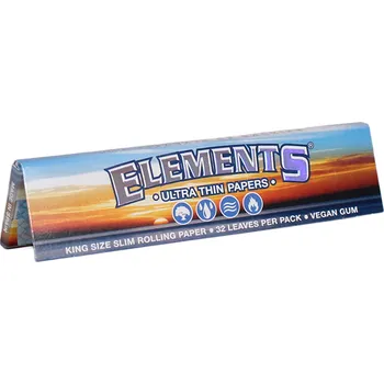 Elements Blue King Size Slim papírky 32 ks 1 ks