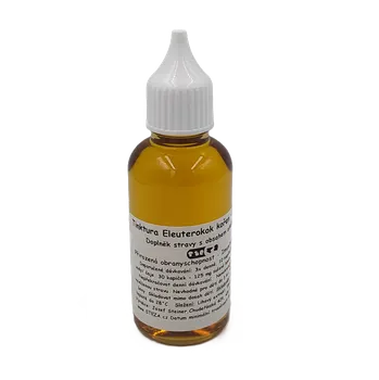 Doplněk stravy STEZA - Tinktura Eleuterokok kořen - FORTE 50 ml. (Tinktura Eleuterokok)