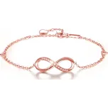 Stříbrný náramek NEKONEČNO ROSE Ag 925; ≤1,6 g.