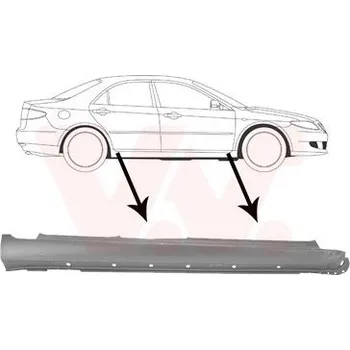 Prah karosérie Nástupní panel VAN WEZEL 2754104
