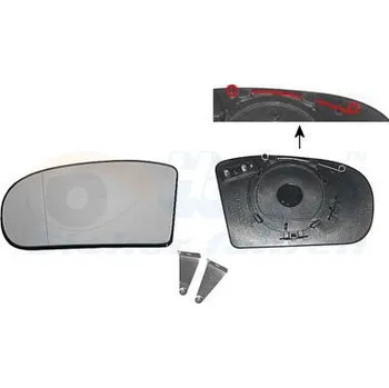 Autosklo Sklo do zrcátka, vnější zrcátko VAN WEZEL 3032837