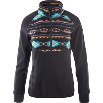 Dámská mikina Dámská Fleecová mikina HI-TEC LADY ARENIS M000201288 – Černá XL