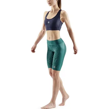 Dámské oblečení Legíny Skins Teal 1078760 10 (S)