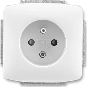 Elektrická zásuvka Kryt zásuvky (šroub dole), Tango (5518A-A2359 B) bílá ABB ND5518A-A2351 B