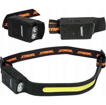 Osvětlení pro motocykl YATO Čelová LED svítilna 430lm Sthor 88680