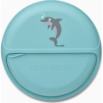 Puzzle Carl Oscar - MiniDisk - modrý/delfín