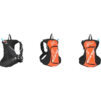 Zavazadlo na motocykl Batoh s picím vakem / picí vak ACERBIS ACQUA DRINK BAG/BACKPACK objem batohu 5 litrů, objem picího vaku 2 litry, barva černá/oranžová/bílá (Mototašky, motobrašny, batůžky na motocykl)