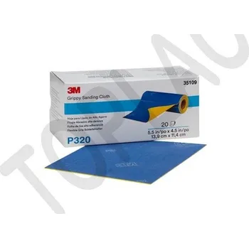 Brusný papír Grippy brusný arch s protiskluz. úpravou 139 x 114 mm, P320-P800 P600