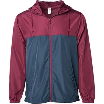 Pánská větrovka Independent Pánská lehká voděodolná větrovka s vysokým límcem Barva: červená - modrá, Velikost: XL NP700