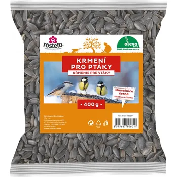 Krmivo pro ptáka Krmítko - Slunečnice černá 400g