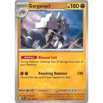 Karetní hra Garganacl 123/193 - Paldea Evolved Typ karty: Reverse Holo