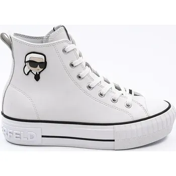 Dámské tenisky Kožené kecky Karl Lagerfeld KAMPUS MAX NFT dámské, bílá barva, KL60445T KL60445T.011 00X, EUR 39