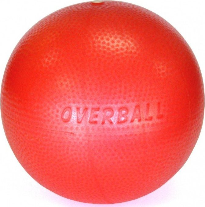 Gymnic OverBall 25 cm Barva: červená