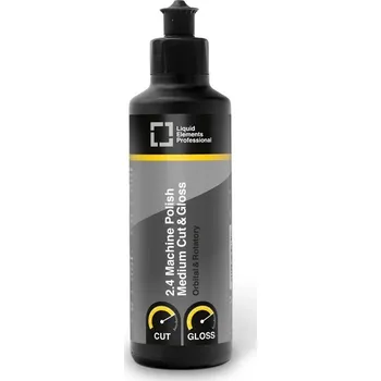 Liquid Elements Profesional 2.4 Machine Polish Medium Cut & Gloos, 250 ml střední leštící pasta