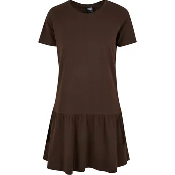 Dámské šaty Dámské šaty URBAN CLASSICS TB4104 BROWN 4XL