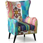 Patchwork křeslo FEEL, ušák 4598433