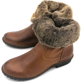 Dámská zimní obuv Dámská kotníková obuv 4827 Chacal hnědá Barva: ocre, Velikost: 36