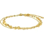 Troli Penízkový řetízek na nohu z pozlacené oceli + 2 měsíce na vrácení zboží