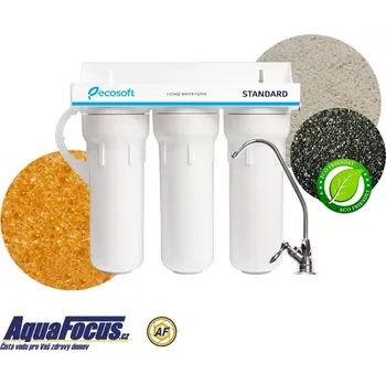 vodní filtr Třístupňový kuchyňský filtr ECO-ZDC3 – změkčení vody, dusičnany, sírany, chlór a těžké kovy