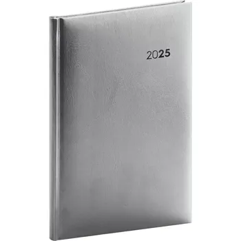 Diář Presco Group A5 Týdenní 2025 Balacron stříbrný