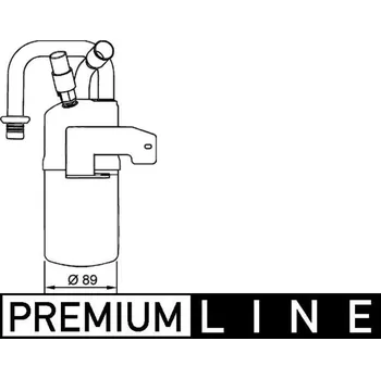 Sušič klimatizace Sušárna, klimatizace MAHLE AD 274 000P